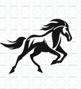 Galoppierendes Pferd